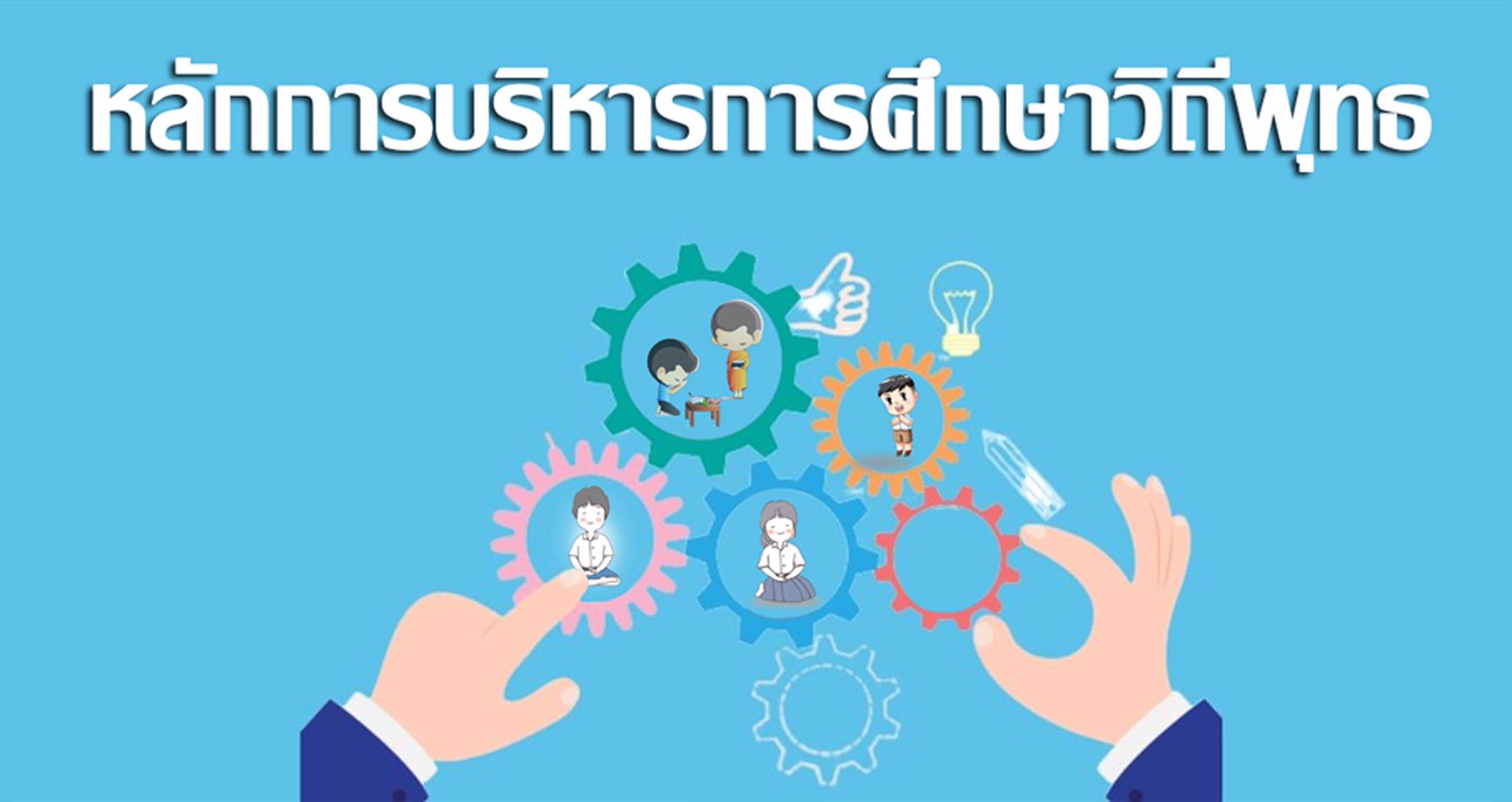 (แผนที่ ๑) หลักบริหารการศึกษาวิถีพุทธ